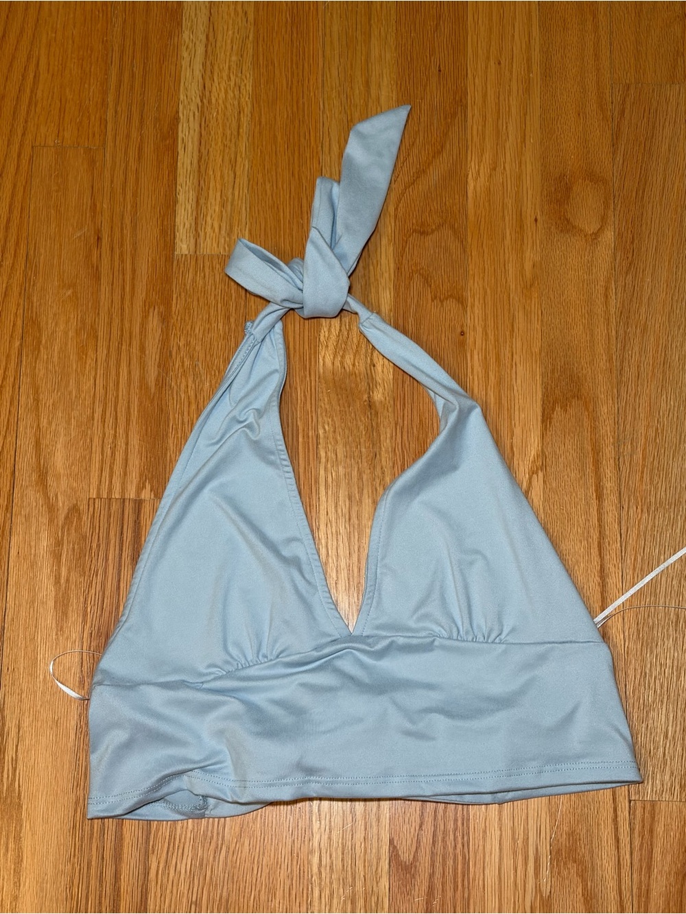 Papermoon Women’s M Halter Top - Light Blue